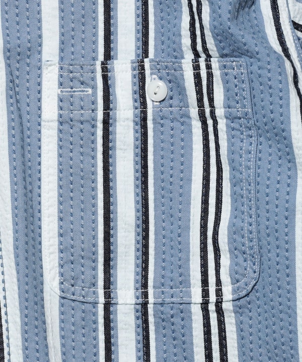 WORK Indigo "SASHIKO" Stripe