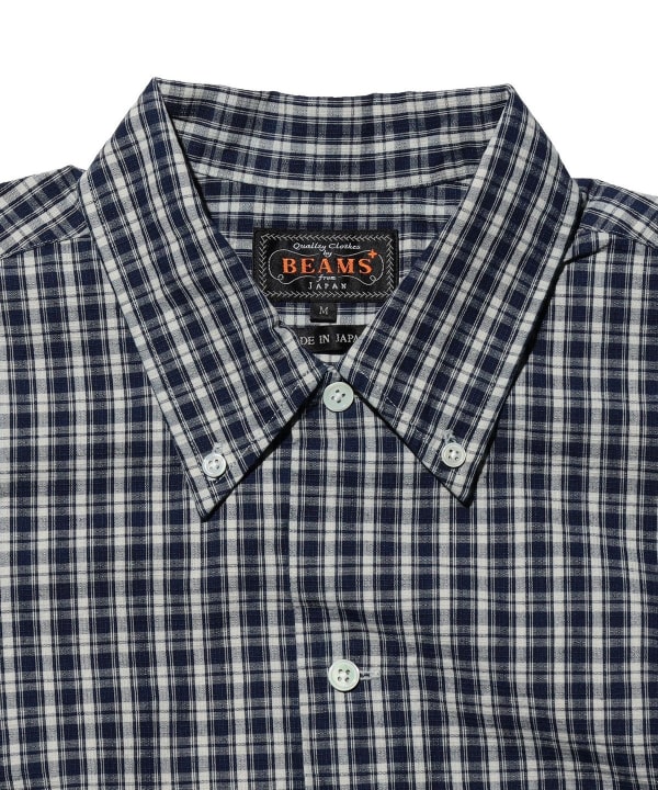 Open B.D. Indigo Dobby Plaid