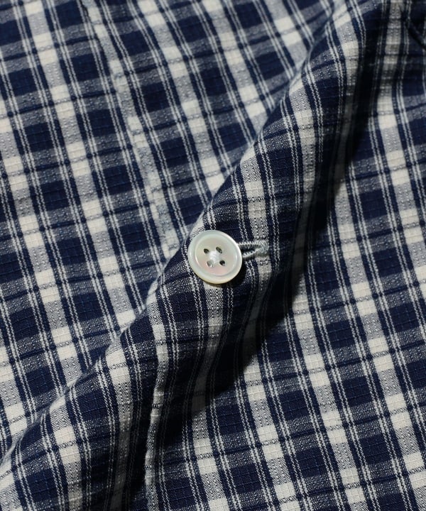 Open B.D. Indigo Dobby Plaid