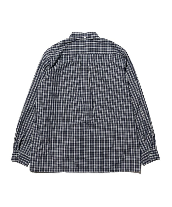 Open B.D. Indigo Dobby Plaid