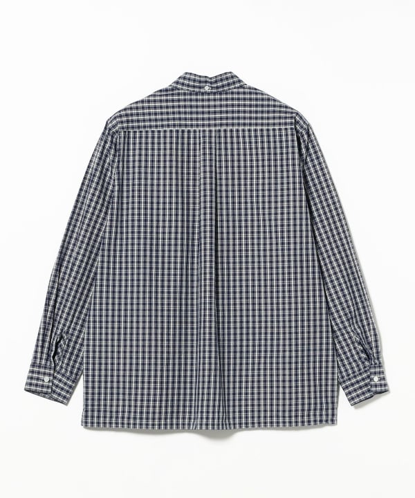 Open B.D. Indigo Dobby Plaid
