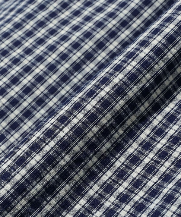 Open B.D. Indigo Dobby Plaid