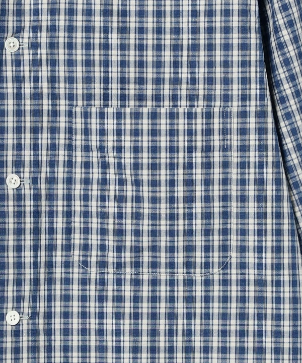 Open B.D. Indigo Dobby Plaid