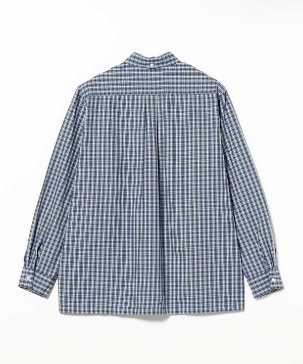Open B.D. Indigo Dobby Plaid