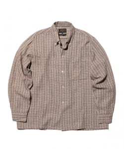 Open B.D. Cotton Linen Wool Plaid