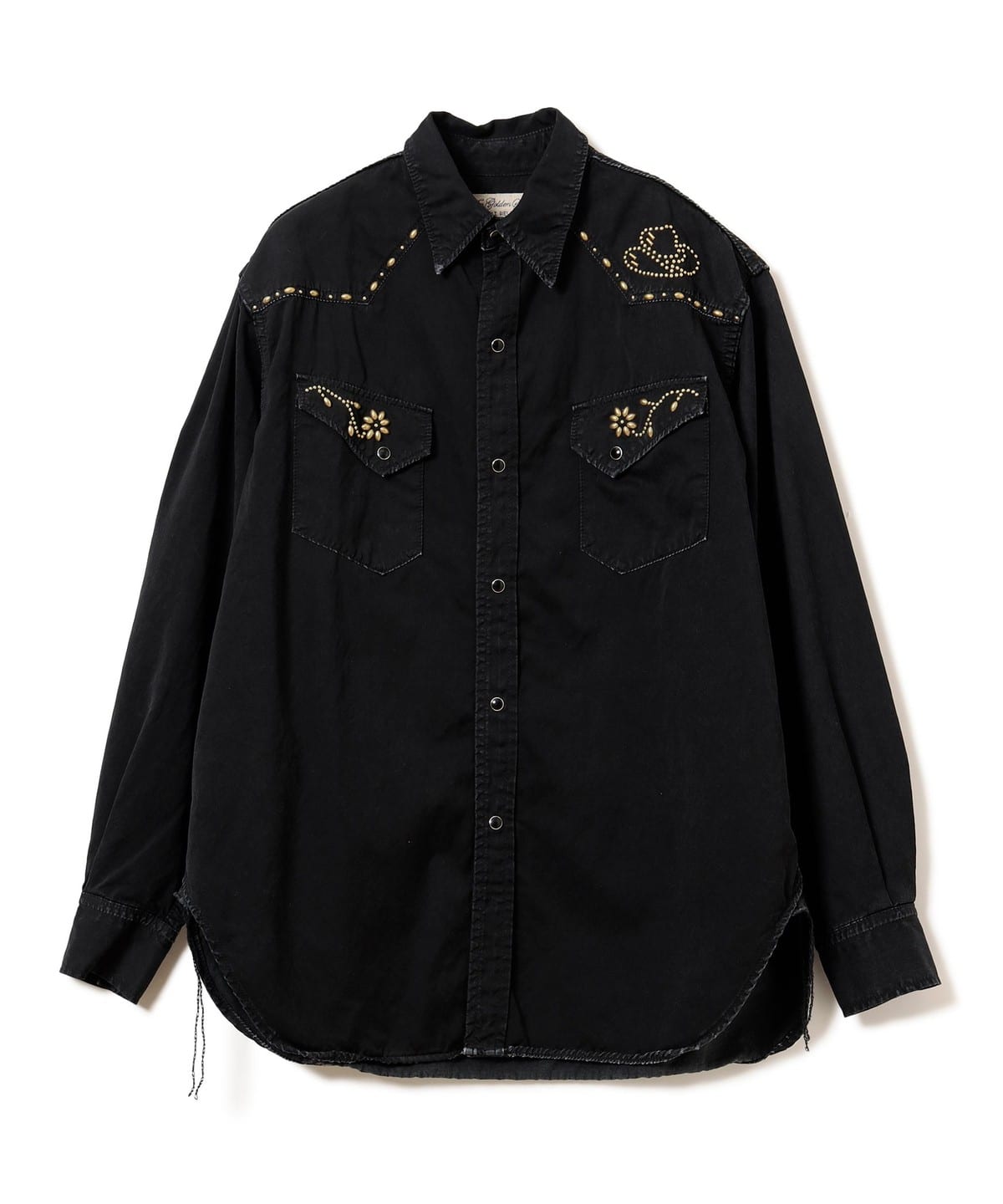 �y�C�x���g����z�y�ʒ��zREMI RELIEF ���~�����[�t / Rayon Western shirt Box Fit Black �V���c�E�u���E�X MEN Fade Black L