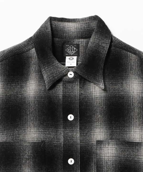POST OVERALLS / #3217S-WHB St. Louis 2 : wool hombre black