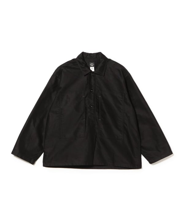 POST OVERALLS / #1204-MSB ARMY Shirt : moleskin black