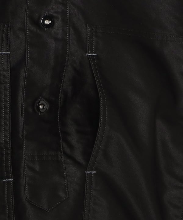 POST OVERALLS / #1204-MSB ARMY Shirt : moleskin black