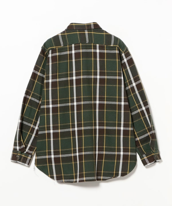 ENGINEERED GARMENTS / WORK SHIRT - COTTON HEAVY TWILL PLAID