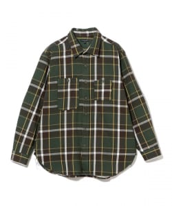 ENGINEERED GARMENTS / WORK SHIRT - COTTON HEAVY TWILL PLAID
