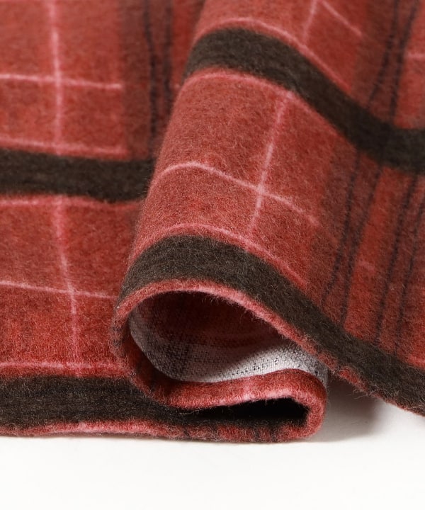 ENGINEERED GARMENTS / WORK SHIRT - COTTON PRINTED PLAID FLANNEL