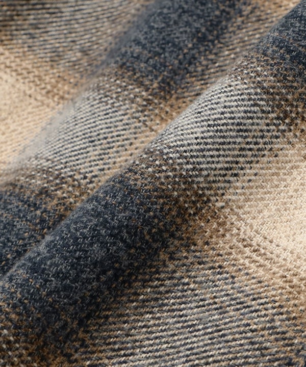 ENGINEERED GARMENTS / BINOCULAR SHIRT -COTTO N HEAVY SHADOW PLAID FLANNEL