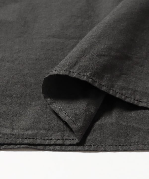 sage de cret / Cotton Stand Collar Pullover Shirt