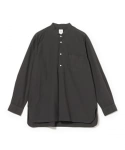 sage de cret / Cotton Stand Collar Pullover Shirt