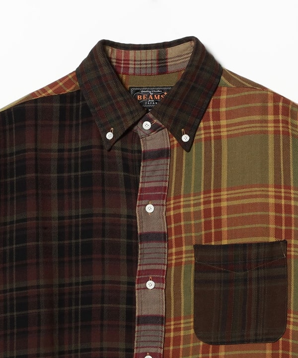 B.D. Classic-fit Plaid Panel②