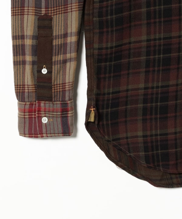 B.D. Classic-fit Plaid Panel②