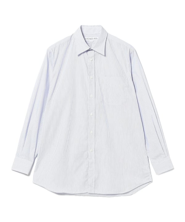 【別注】INDIVIDUALIZED SHIRTS / Pencil Stripe Regular collar Shirt Classic Fit