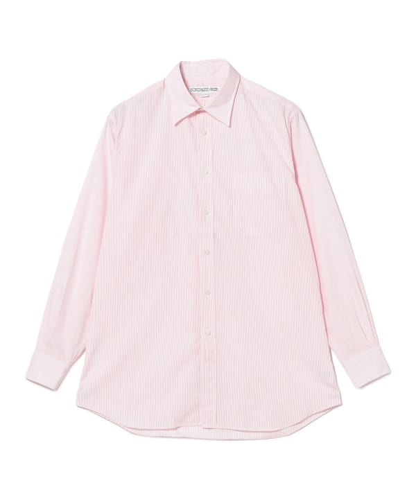 【別注】INDIVIDUALIZED SHIRTS / Pencil Stripe Regular collar Shirt Classic Fit
