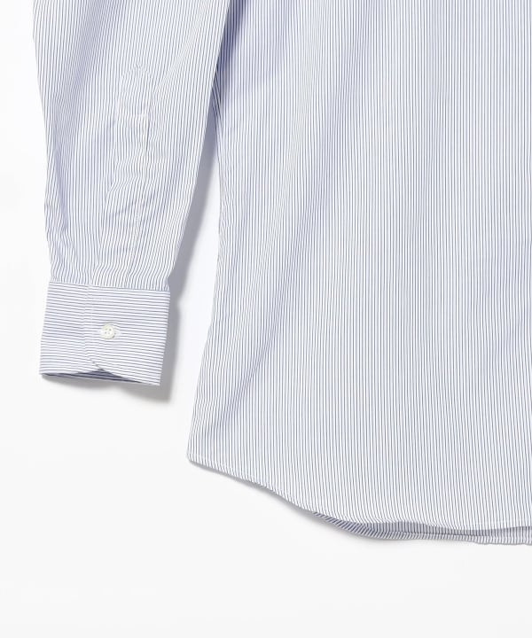 【別注】INDIVIDUALIZED SHIRTS / Pencil Stripe Regular collar Shirt Classic Fit