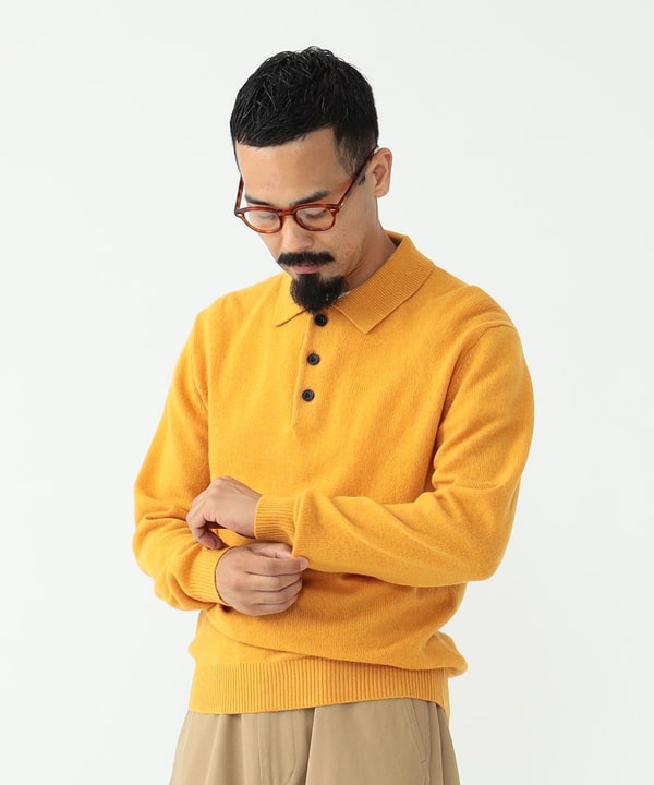 BEAMS PLUS(ビームス プラス)Knit Polo 9G(シャツ・ブラウス BEAMS PLUS(ビームス プラス)Knit Polo 9G(シャツ・ブラウス