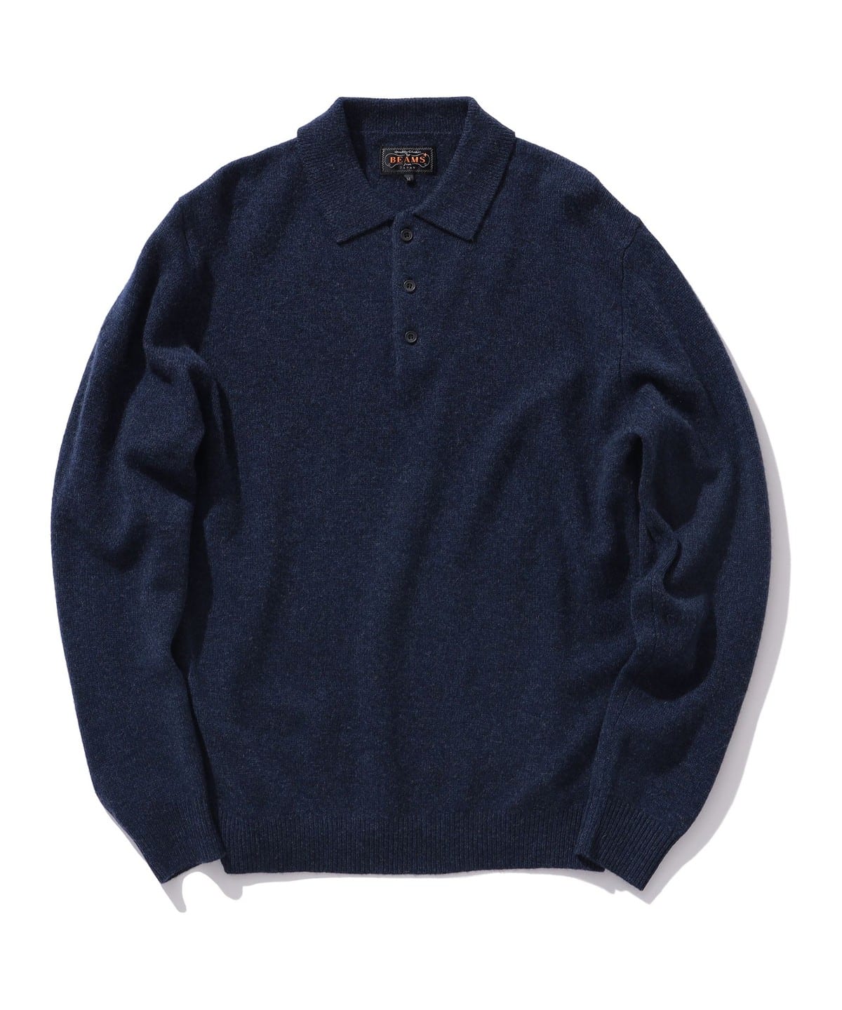 Knit Polo 9G シャツ・ブラウス MEN NAVY L Knit Polo 9G シャツ・ブラウス MEN NAVY L