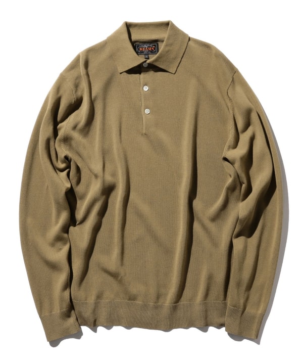 BEAMS PLUS（ビームス プラス）BEAMS PLUS / Knit Polo 12G（シャツ