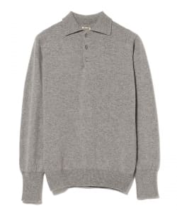 KENNETH FIELD × WILLIAM LOCKIE ラムズウール ニット ポロシャツ