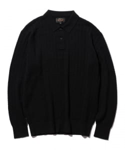 BEAMS PLUS / Knit Polo Cable