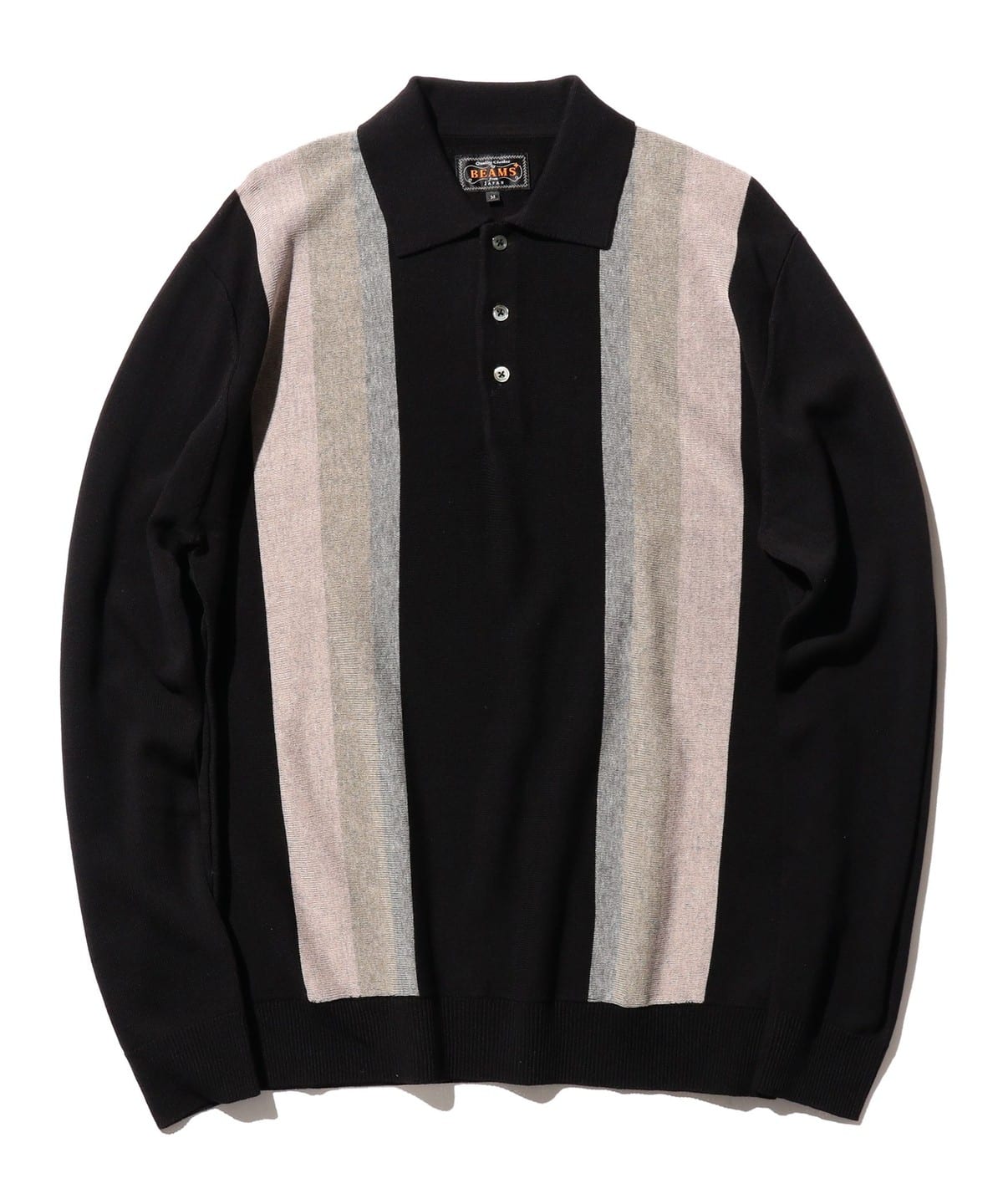 Knit Polo Stripe Argyle シャツ・ブラウス MEN BLACK L Knit Polo Stripe Argyle シャツ・ブラウス MEN BLACK L