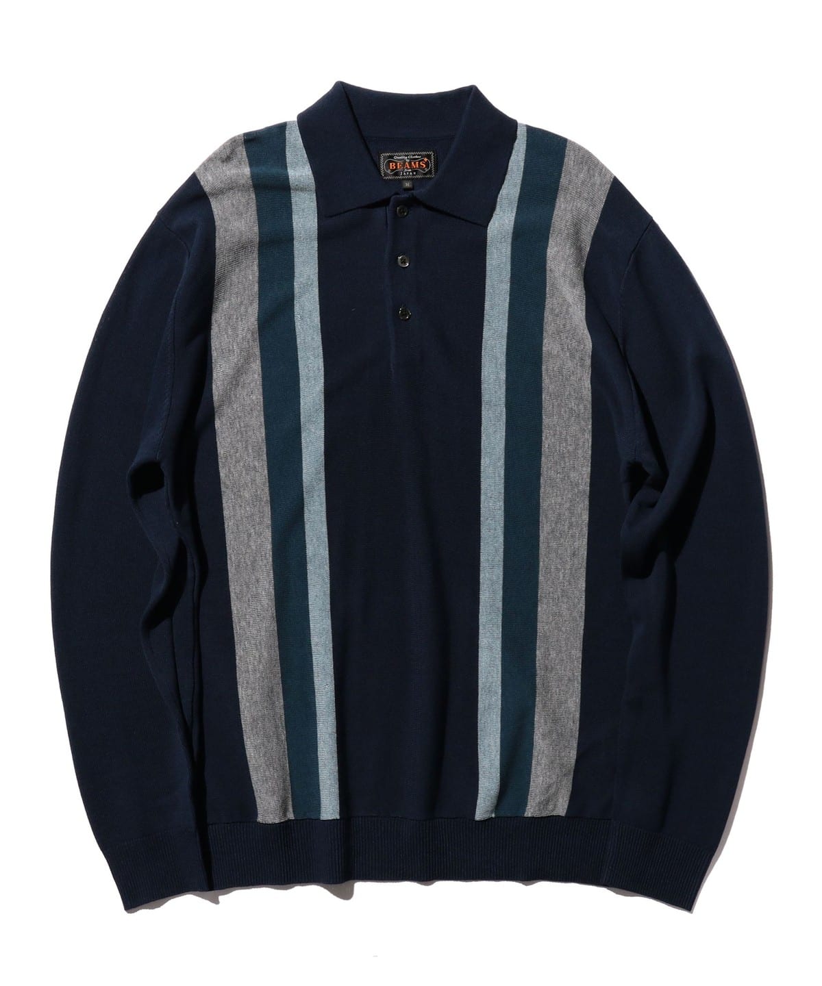 Knit Polo Stripe Argyle シャツ・ブラウス MEN NAVY M Knit Polo Stripe Argyle シャツ・ブラウス MEN NAVY M