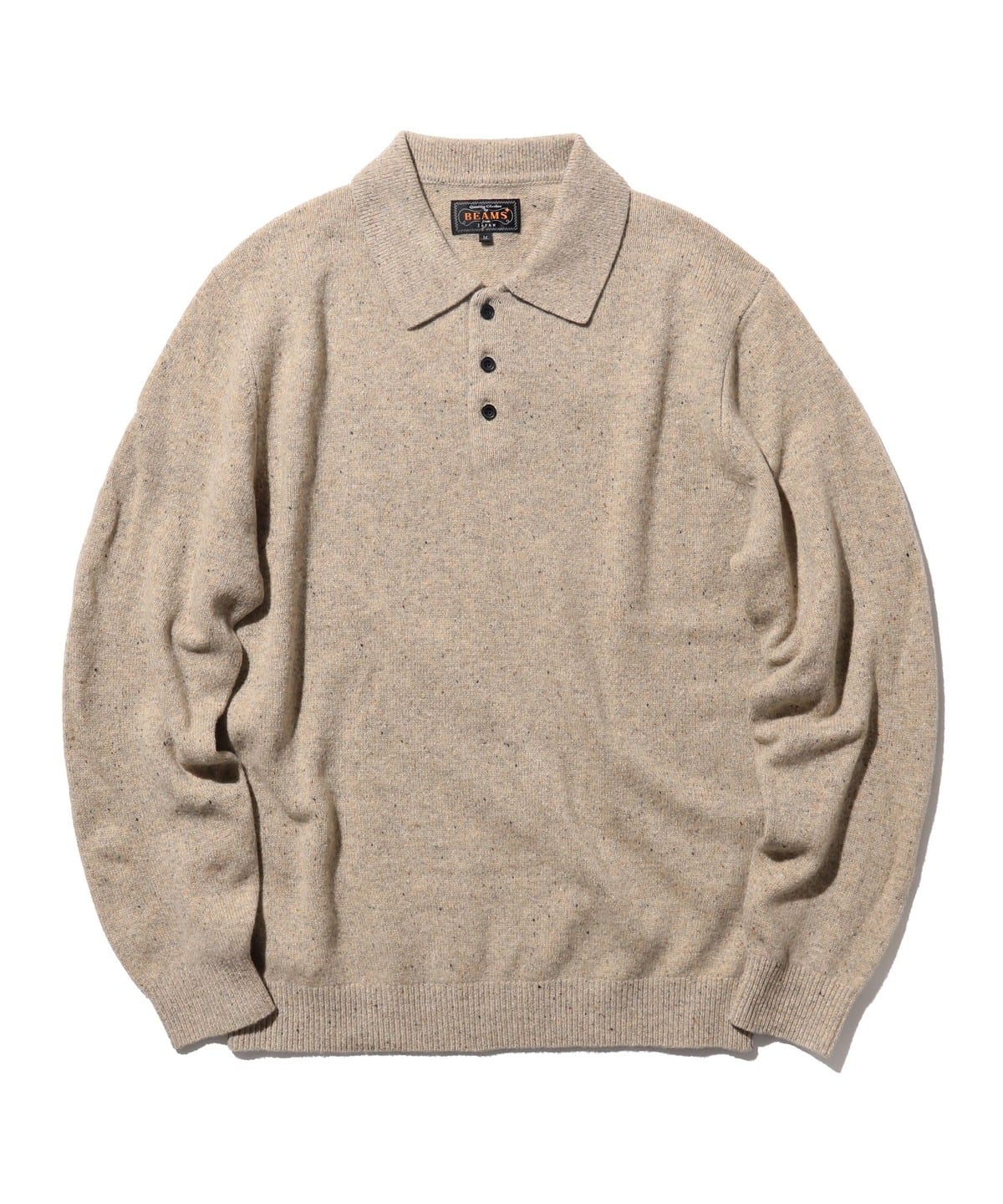 Knit Polo Nep 9G シャツ・ブラウス MEN BEIGE S Knit Polo Nep 9G シャツ・ブラウス MEN BEIGE S