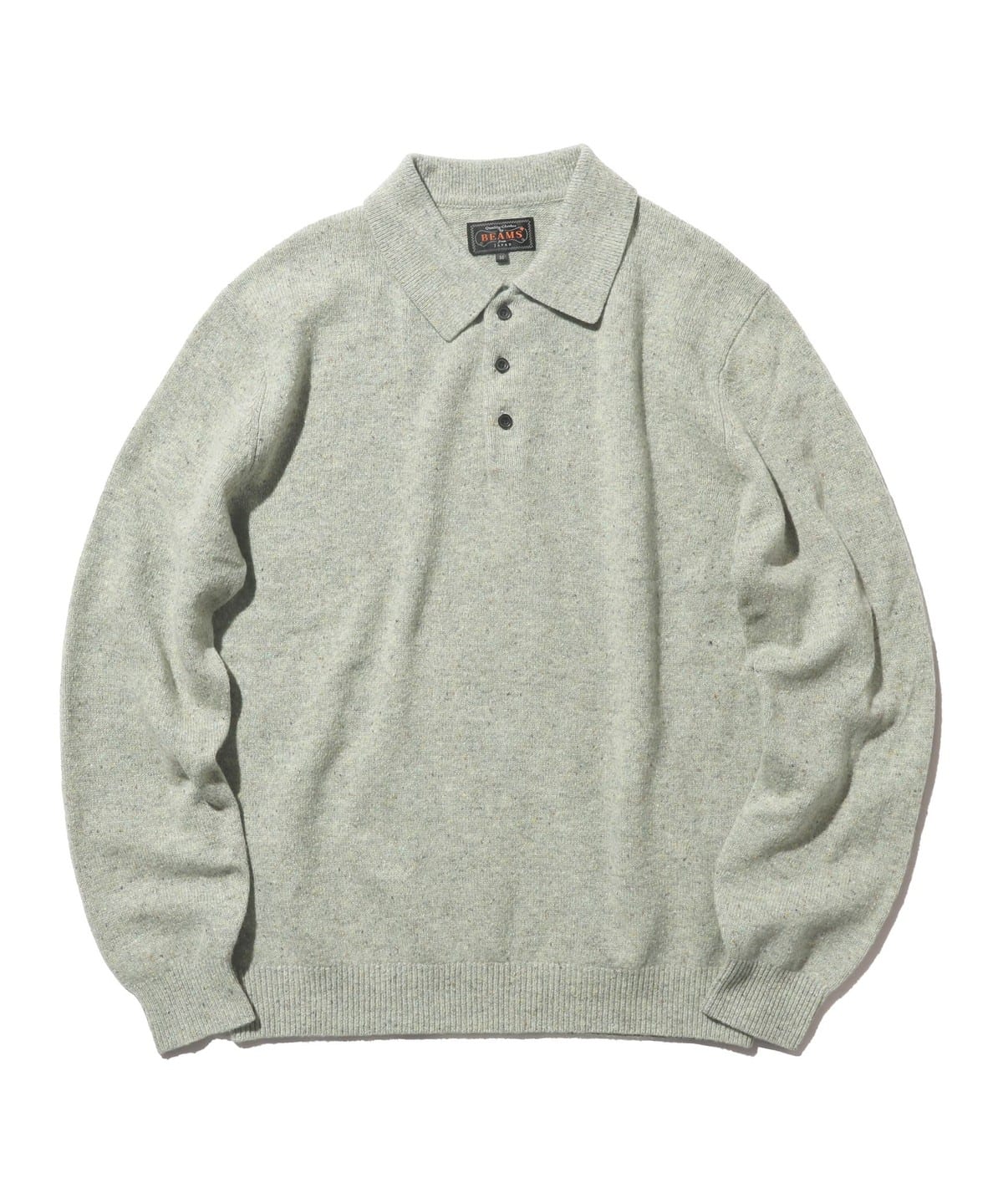 Knit Polo Nep 9G シャツ・ブラウス MEN MINT. GRN S Knit Polo Nep 9G シャツ・ブラウス MEN MINT. GRN S