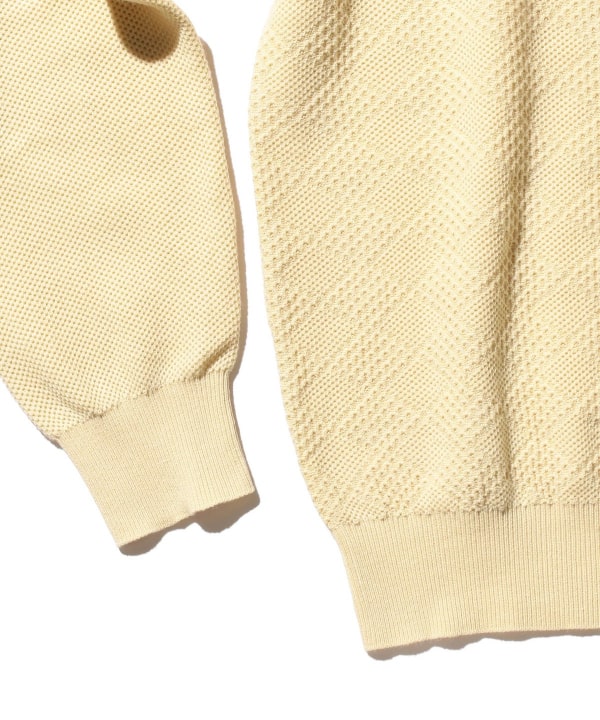 BEAMS PLUS（ビームス プラス）Knit Polo Diamond Pattern