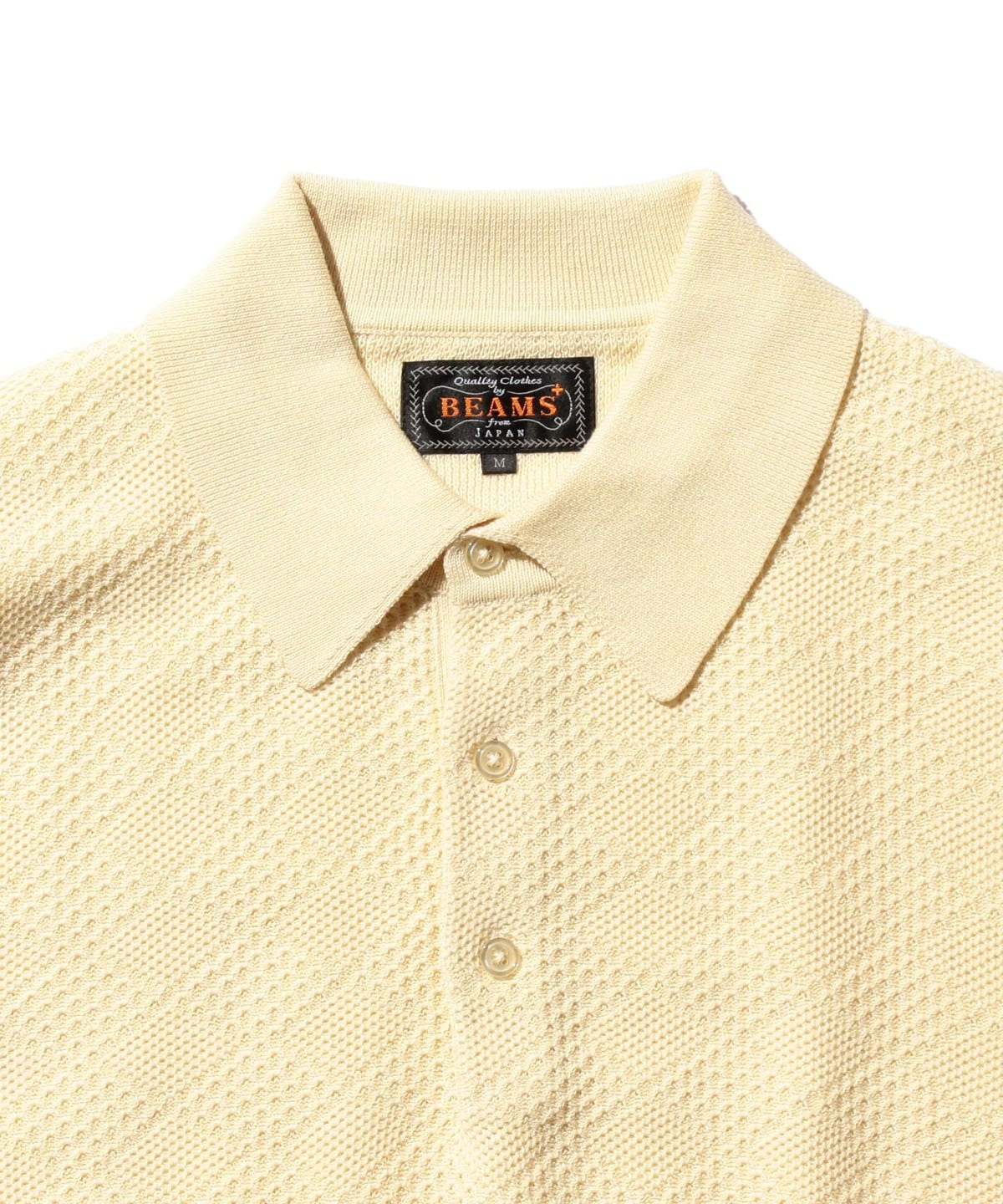 BEAMS PLUS（ビームス プラス）Knit Polo Diamond Pattern