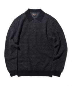 Knit Polo Diamond Pattern