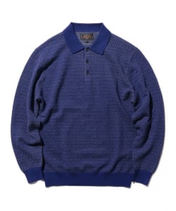 Knit Polo Diamond Pattern