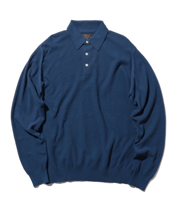 BEAMS PLUS（ビームス プラス）Knit Polo Pique 14G（シャツ