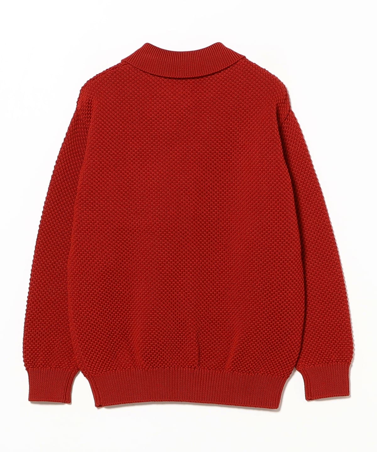 BATONER　ニットポロシャツ　サイズ3　長袖　日本製　BEAMS BEAMS PLUS（ビームス プラス）【別注】BATONER / KNIT POLO SHIRT