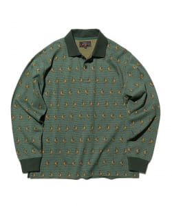 Knit Polo Pattern Jacquard