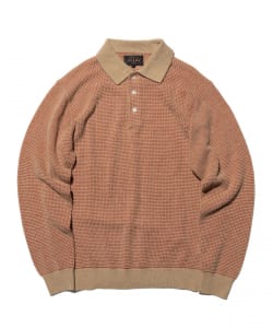 Knit Polo Waffle
