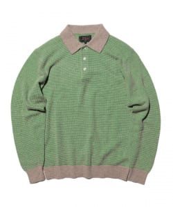 Knit Polo Waffle