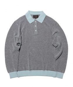 Knit Polo Waffle