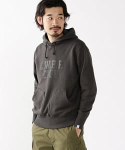 ▲【予約】【イベント限定】LOOPWHEELER × BEAMS PLUS / 別注 ”L.W.B.P CLUB” プルオーバー スウェット フーディ セパレートポケット