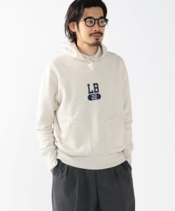 ▲【予約】【イベント限定】LOOPWHEELER × BEAMS PLUS / 別注 ”LB22” プルオーバー スウェット フーディ セパレートポケット