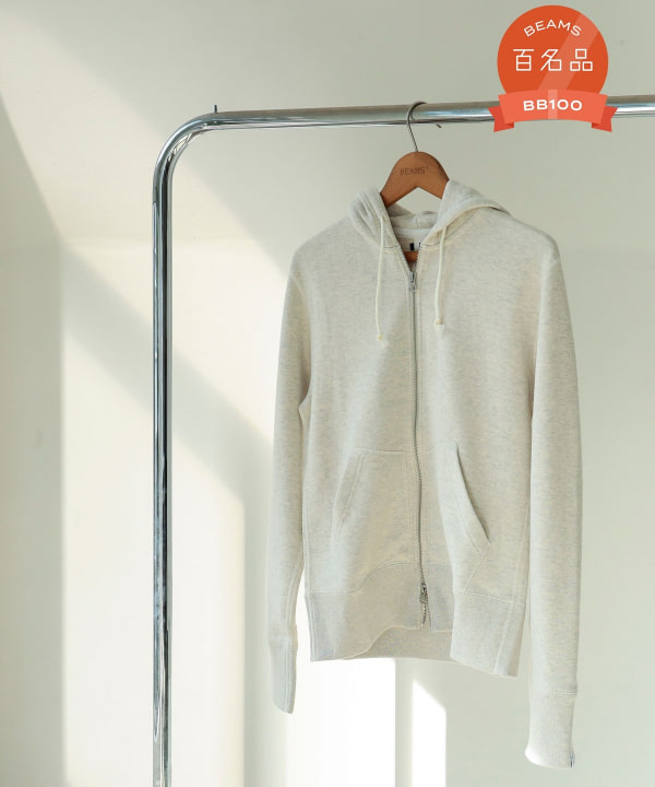 BEAMS PLUS（ビームス プラス）LOOPWHEELER × BEAMS PLUS / 別注 Slim Zip Sweat Hoody（トップス  パーカー）通販｜BEAMS