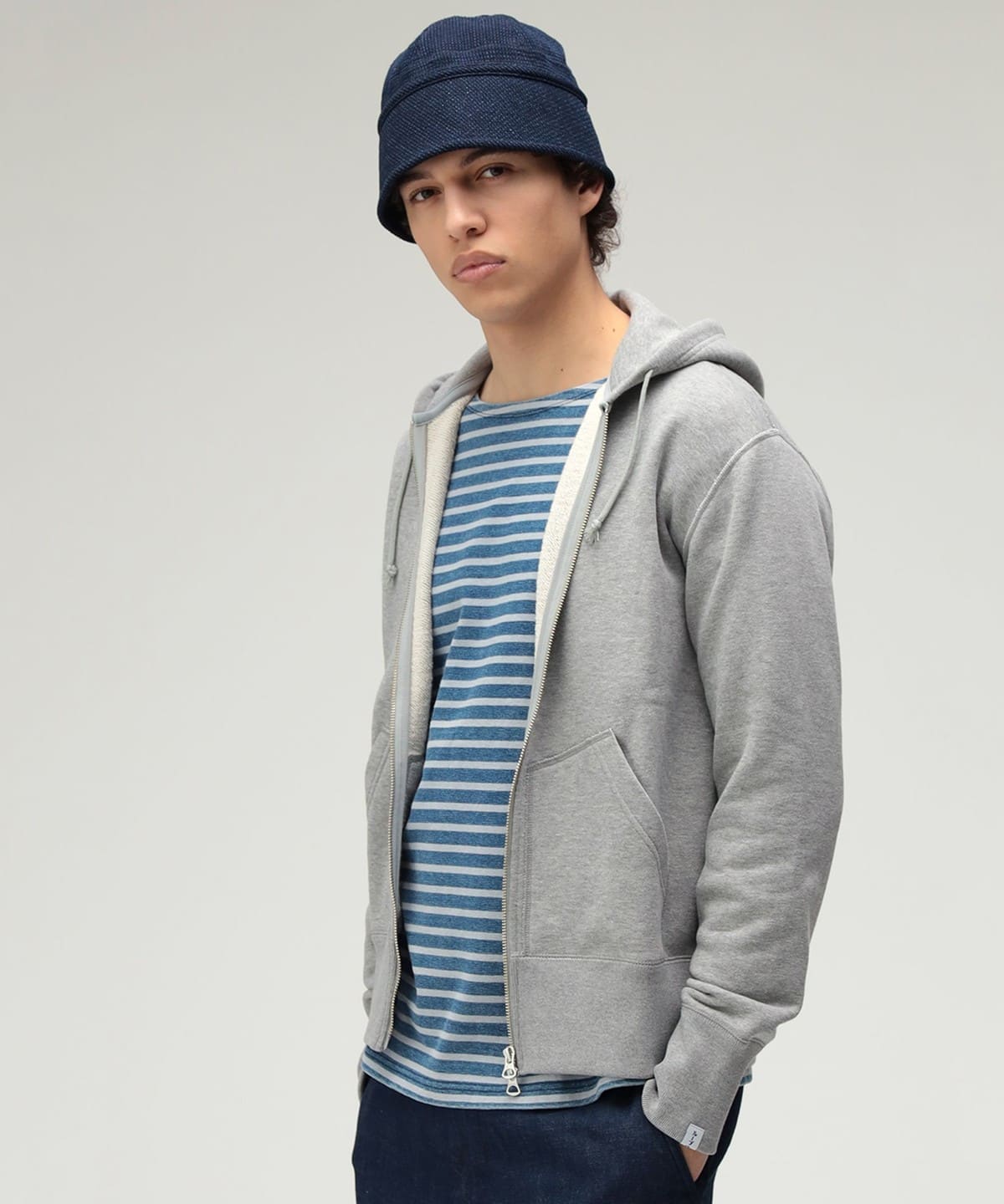 BEAMS PLUS（ビームス プラス）【別注】LOOPWHEELER / Slim Zip Sweat