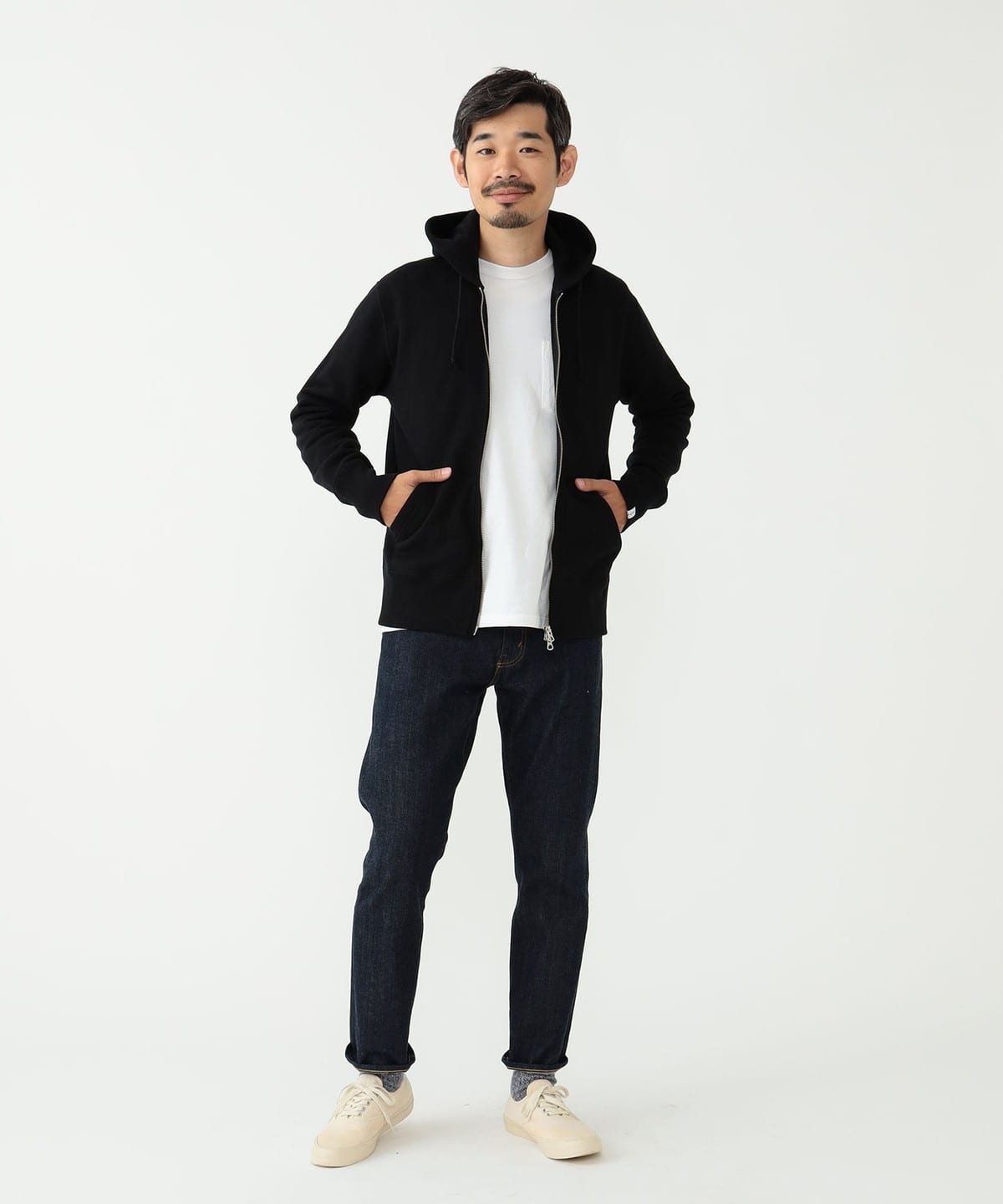 BEAMS PLUS（ビームス プラス）【別注】LOOPWHEELER / Slim Zip Sweat