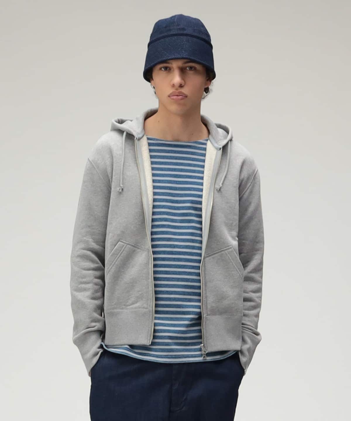 BEAMS PLUS（ビームス プラス）【別注】LOOPWHEELER / Slim Zip Sweat