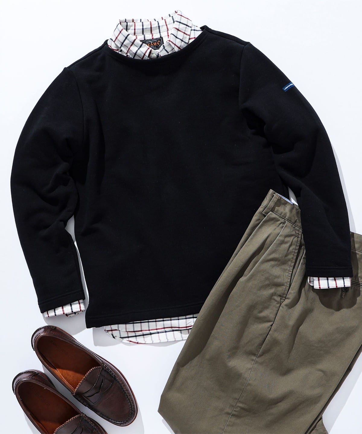 BEAMS PLUS（ビームス プラス）【別注】LOOPWHEELER / Sweat Boat Neck